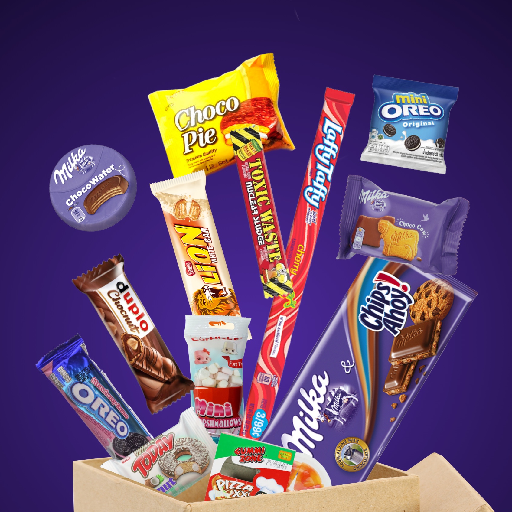 Бокс со сладостями Mini BOX • Сладости из Европы и США интернет магазин Candy Box