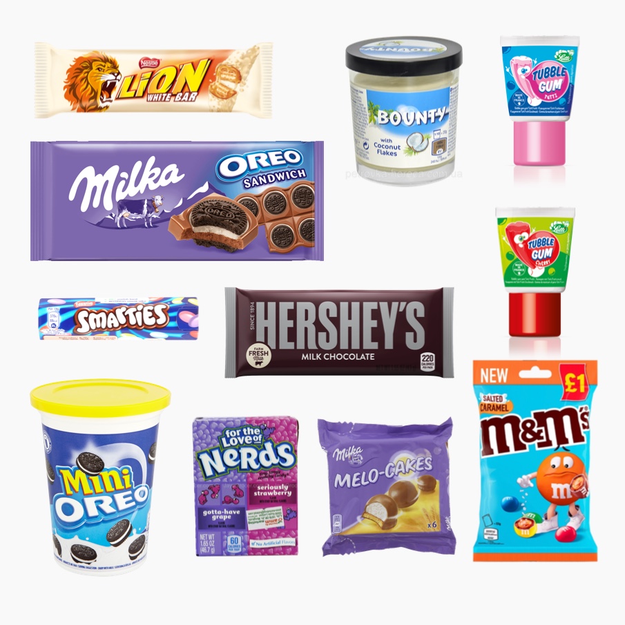 Бокс со сладостями XL BOX • Сладости из Европы и США интернет магазин Candy Box